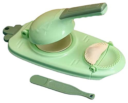 Presse à raviolis - Machine manuelle pour tortillas de maïs, crêpes, raviolis - Presse à pâte chinoise - Vert