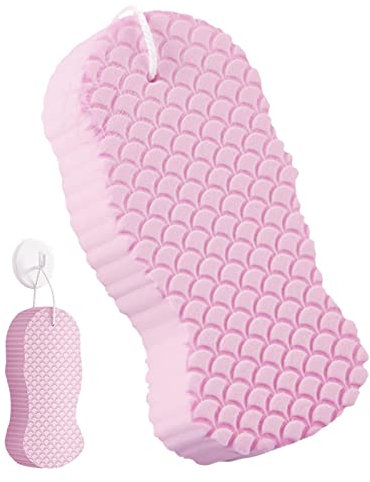 Cipliko Super Peeler Körperschwamm | Superweicher -Peeling-Badeschwamm mit Lanyard,Spa Scrub Peeling, Entferner für abgestorbene Haut für Erwachsene, Babys, Schwangere, ältere Menschen