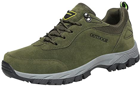 Fulidngzg Trekkingschuhe Damen, Fersensporn Atmungsaktive Halbschuhe Winter Wasserdicht Bergschuhe 39 Wandern Wanderstiefel Schnürsenkel Outdoor Schuhe Leicht Wolken Treckingschuhe Wanderschuhe