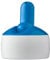 Mepal Campus Verschlussdeckel Flip-Up, Ersatzdeckel für Thermoflasche Wasserflasche und Trinkflasche, Ersatzteil inklusive Dichtungsring & Ersatz-Trinkhalm, PP/Silikon, Blau