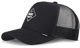 Djinns Cottoncheck Black HFT Trucker Cap - One-Size