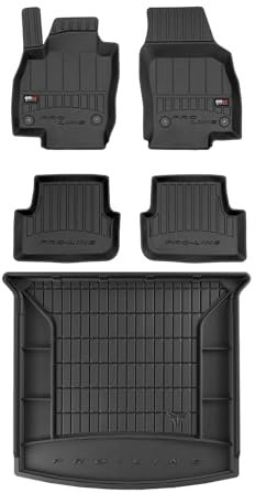 OMAC Fußmatten Kofferraumwanne Set für Seat Tarraco 2018-2025 mit 3.Reihe Gummi