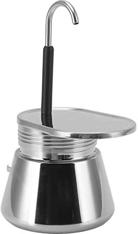 LiebeWH Large Capacity Coffee Pot Moka Pot Moka Stove Tea Bottle Compact Moka Pot 101‑500ml Capacity