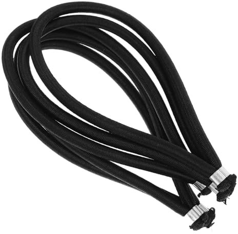 ORFOFE 5pcs Heavy-duty Bungee Cords Elastic Tent Fixing Straps for Canopy Tarp Trampoline Bungee Ropes for Outdoor Use