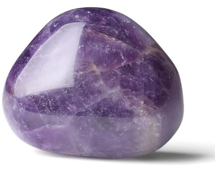 AWARDSEN Amethyst Trommelsteinen, Kristalle Steine Stapelsteine Deko Steine Edelstein Zur Dekoration von Vasen, Brunnensteinen