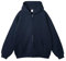 Kapuzenpullover für Herren / Herren, mit Reißverschluss, für Herbst und Winter, Freizeit, Reisen, Sport, kariert, schmale Passform, langärmelig, mit Tasche, für Herren, navy, 5XL