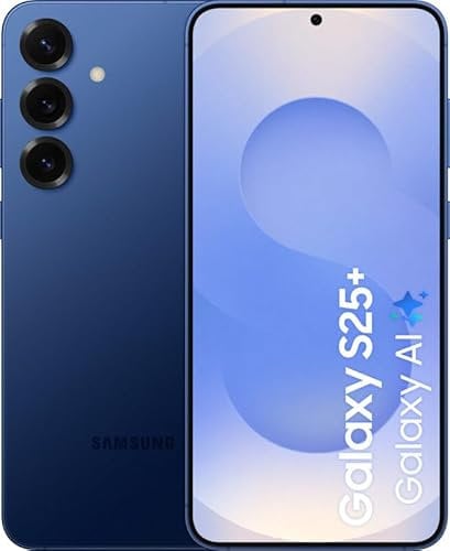 Samsung Galaxy S25+ 5G Smartphone Dual-SIM RAM 12 GB / Interner Speicher 512 OLED-Display 6.7 3120 x 1440 Pixel 120 Hz Triple-Kamera 50 MP 10 front camera marineblau