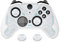 PlayVital Silikonhülle für Xbox Elite Series 2 Controller, Case Schutzhülle Skin für Elite Series 2 Core Controller Zubehör mit Daumengriffkappen und Aufklebern-Stellar Mecha,Warmweiß & Schneeweiß