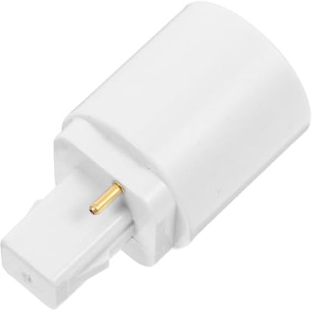 Tofficu Lampenfassungskonverter G23 zu E27 Glühbirnensockeladapter für Wohnräume Büros und Gewerbeflächen Material Kompakt und Tragbar Sichere Verwendung