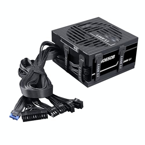 Lian Li RB 650W 80+ Bronze Non Modular Power Supply - ATX 3.1 PSU & PCIe 5.1 Compliant - Low-Noise Fan - Cable Management - 135mm Larger Fan - Active PFC Design - 5 Year Warranty - Black (RB0650B)