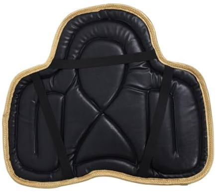 WSQHAO Sattelunterlage Comfort Reitzubehör Dressurunterlagen 55cmx45cm Für Den Pferderücken(Black)