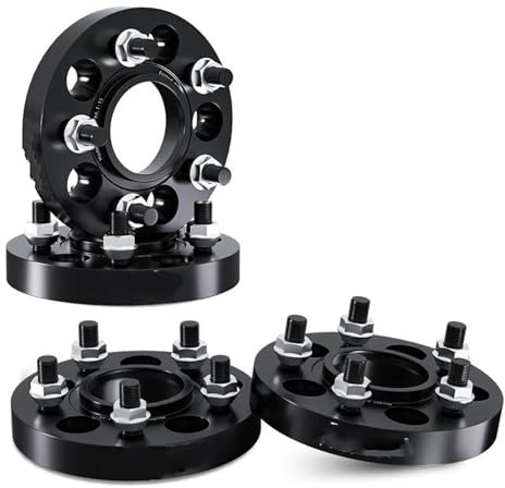 Spurverbreiterung Für Chevrolet Für Corvette C8 2020-2024 2/4 Stücke 5x120 CB 66,9mm M14x 1,5 T6-7075 Geschmiedet Aluminium Legierung Rad Spacer Adapter(4Pcs Spacer 20mm-BK)