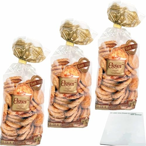 usy Bundle für Esser Kokosgebäck 3er Pack (3x300g Beutel) + usy Block