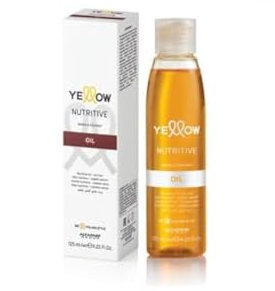 Alfaparf Yellow - Aceite de argán y coco para cabello seco, 125 ml
