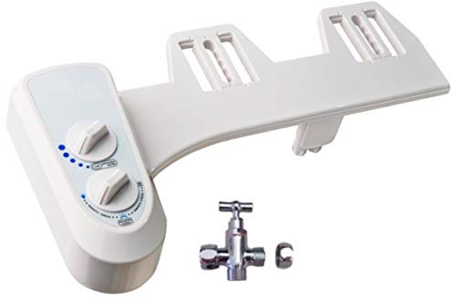 HYGIENALE Kit Douchette WC Japonais - Abattant Lavant Hygiène Intime - Bidet Cuvette Toilette Japonaise - Sanitaire Handicap