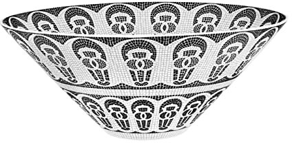 Vista Alegre Ensaladera de porcelana portuguesa de adoquines