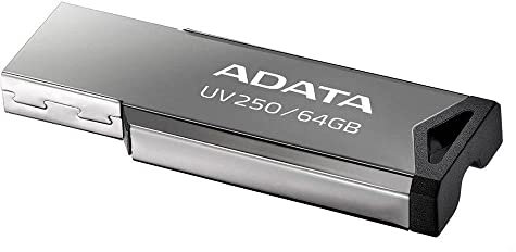 ADATA USB 2.0 Flash Drive UV250 64GB Black