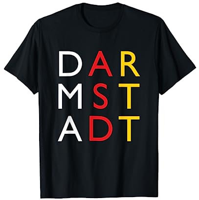 Darmstadt Shirt Retro Geschenk Deutschland Vintage Darmstadt T-Shirt