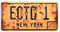 Celebrity Machines Ghostbusters: Afterlife | ECTO-1 | Metal Stamped License Plate