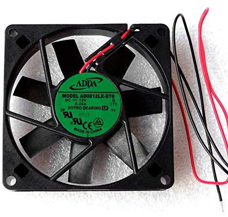 cooler Fan for ADDA 80mm x 15mm Slim Quiet Fan 12V 0.09A Hypro Bearing 80x15mm AD0812LX-D70