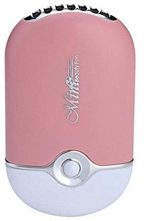 Tongping USB Mini Ventilator Klimaanlage Gebläse für Wimpernverlängerung (Rosa)