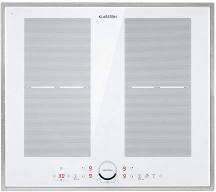 Klarstein Induction Hob, 7000W Electric Hobs Induction Cooker, 4 Ring Electric Pan Hob, Built-In Table Top Cookers w/ 4 Hobs, Touch Control, Inductions Heater Cooktops, Hot Plates for Cooking