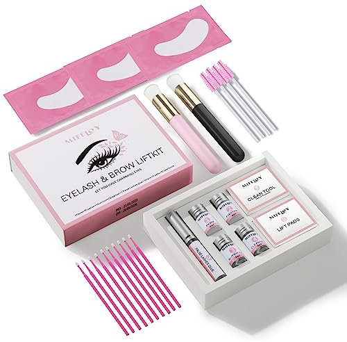 Wimpernlifting Set, Professionell Eye Lash Lift Kit für Zuhause Salons, Wimpern Curling, Wimpernverlängerung Dauerwellen, Eyelash Perming Lifting für Partys Geburtstage Muttertag Halloween