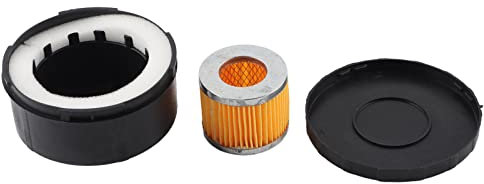 Air Compressor Oil Filter Parts Muffler, Air Pump Muffler Air Compressor Silencer Plastic Shell Round Muffler 3/4 25mm Filter Intake Dia 80mm