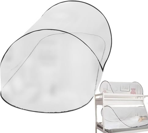 Zanzariera Letto - Zanzariera Pieghevole Per Letto Singolo | Zanzariera Pop Up Per Letto Portatile Da Viaggio | Da Viaggio Pieghevole Portatile A Maglia Fine, Adatto Per Uso Interno Ed Esterno