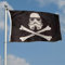 Dutern Drapeau Dark Vador noir 0,9 x 1,5 m - Décoration extérieure et intérieure - Double couture en polyester avec œillets en laiton - Fête Star Wars