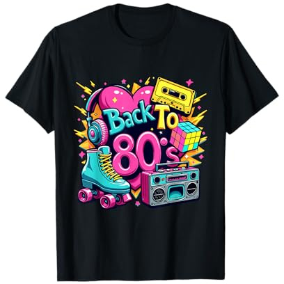 Retour aux années 80 rétro années 80 Tenue de fête Vintage pour Homme et Femme T-Shirt