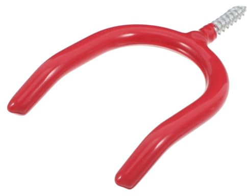 SOLUSTRE U-förmige Schraubhaken Für Wände Robuste Metallhalterung Für Gartenwerkzeuge Und Besen Zur Platzsparenden Aufbewahrung Garage Oder Gartenhaus Leicht Zu Installieren