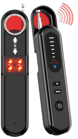 K&J Hidden Camera Detector, Bug Detector, Hidden Device GPS Detector, Rf Wireless Scanner, Portable Anti Spy Camera Detector for Hotels, Home, Office, Travel
