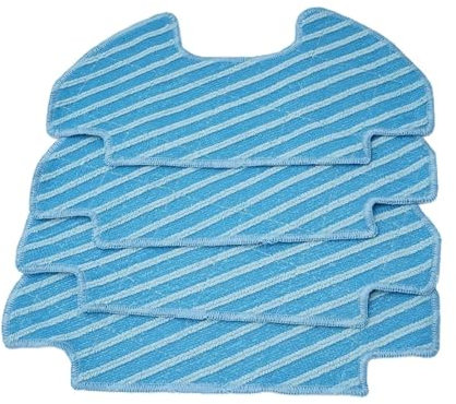 CFBKPUGN 4x Mopping Pad Mop Cloth,Compatible For Samsung, VR05R5050WG Robotic Vacuum Cleaner Parts Household Sweeper Cleaning Tool Replacement Mops