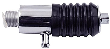 Cilindro Ricambio Pompa Freno Posteriore, Cromato Lucidato, 19,1 mm - per Moto Harley D. FXST 1340 1988-1999 - Rear Master cylinder