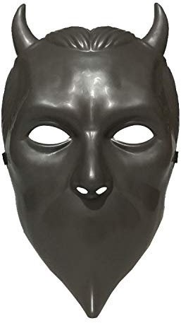 Generisch Hworks Black Ghost B.C. Masque de cosplay Halloween Costume Props Party Plastique Couverture