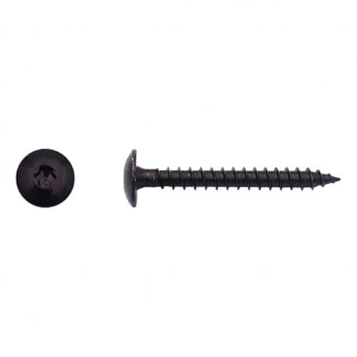 Vis pour penture Torx® Zingué noir - 6 x 25 mm- Vendu par 250