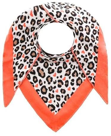 Zwillingsherz Schal Dreieckstuch Damen Halstuch viele verschiedene Muster, Leo Dog Herz u.a. Freizeit 50% Baumwolle, 50% Polyacryl