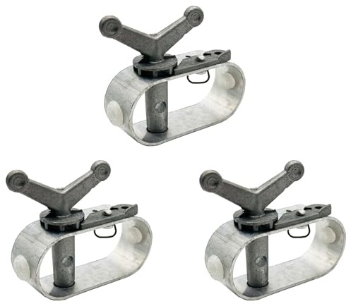 Vheolk 3X Mini Tendeur de Treuil en Aluminium, Tendeur de Fil Torsadé à la Main, Ferme de Tendeur de Fil