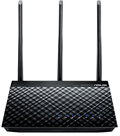 ASUS RT-AC53 Dual-band Wireless AC750 Gigabit Router, Fast 802.11ac Wi-Fi Router with 3 External Antenna, Wider Coverage, VPN Support, Black