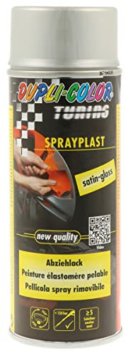 DUPLI-COLOR 433313 Sprayplast Silber seidenglänzend 400 ml