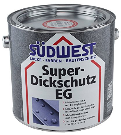 Südwest Super-Dickschutz EG Eisenglimmer 2,5 Liter DB 702 Grau