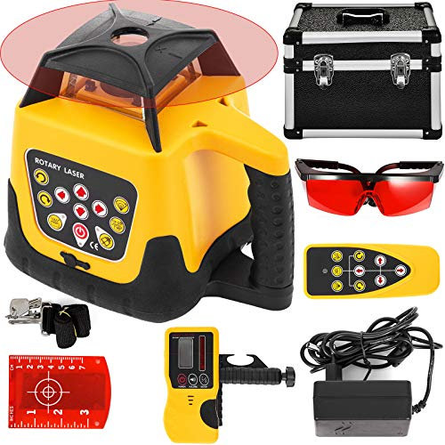 BananaB Rot laser kreuzlinienlaser 100m linienlaser selbstnivellierend 360 Rotary Laser Level baulaser automatische rotierende Laserwaage Yellow Shell