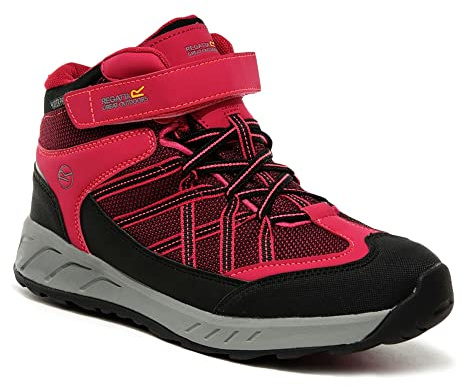 Regatta Kids Samaris V Waterproof Walking Boots - Neon Pink - 5 UK