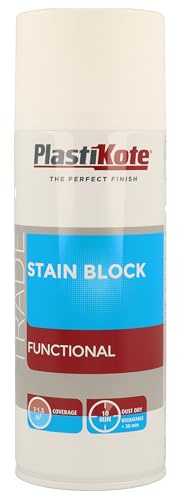 PlastiKote 071019 Trade Functional Stain Block White 400 ml