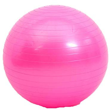 na Pilates Yoga Ball 25 cm Balance Fitness Gymnastik Fitball Kinder Frauen PVC Pink