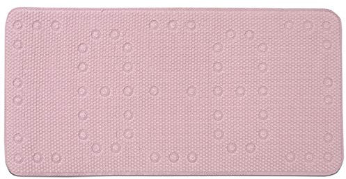 Popular Bath Capri Waffle Extra Thick Tub Mat, White Wannenmatte, Polyvinylchlorid (PVC), Blush