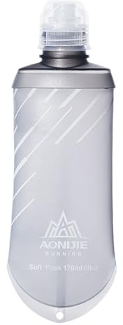 TRIWONDER TPU Botella Soft Flask Proveedor de Energía Bolsa de Hidratación Plegable a Prueba de Fugas Ideal para Mochila de Hidratación para Correr Ciclismo Senderismo (170ml - 1 pcs)