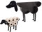 Toilettenpapierhalter Hund Schwarz Metall S¨¹?er WC Rollenhalter Freistehend WC Papierhalter Tier Toilettenrollenhalter