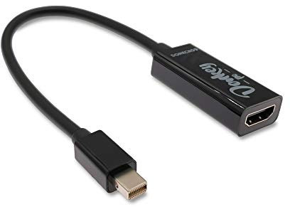 Donkey pc – Adaptador Mini displayport a hdmi. Minidisplay Port to hdmi Puerto Thunderbolt a HDMI Compatible con DTS Digital, Dolby Digital, DTS-HD y Dolby True HD.